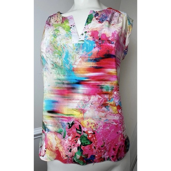 Amanda Uprichard Tops - Amanda Uprichard Small  100% Silk Sleeveless Blouse